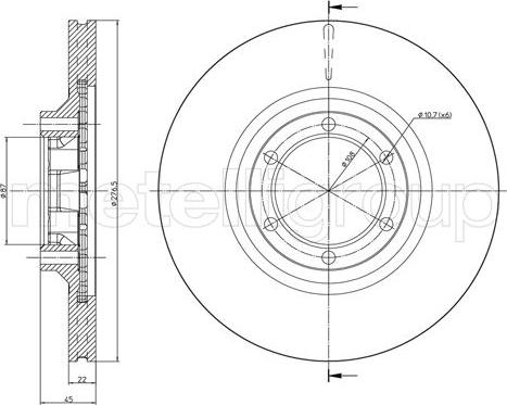 Trusting DF353 - Тормозной диск autospares.lv