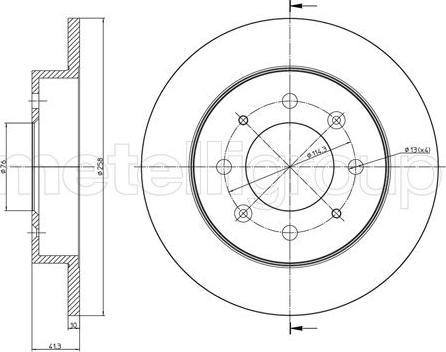 Trusting DF200 - Тормозной диск autospares.lv