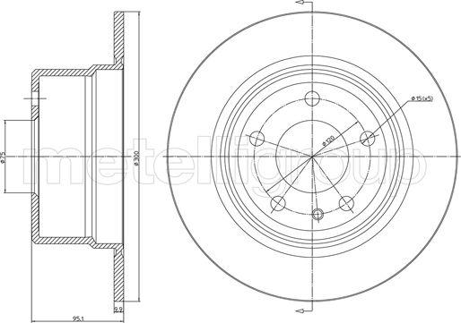 Trusting DF768 - Тормозной диск autospares.lv