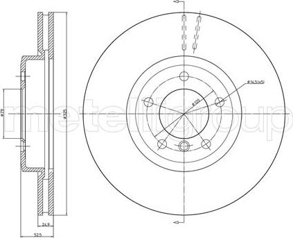 Trusting DF739 - Тормозной диск autospares.lv