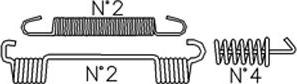 Trusting K395 - Комплектующие, барабанный тормозной механизм autospares.lv