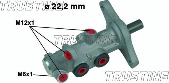 Trusting PF533 - Главный тормозной цилиндр autospares.lv