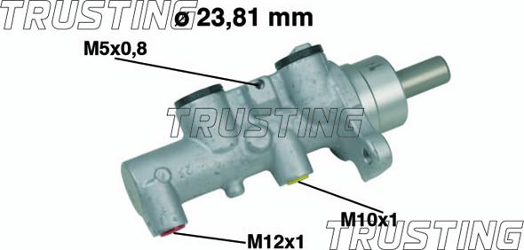 Trusting PF537 - Главный тормозной цилиндр autospares.lv