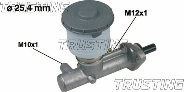 Trusting PF255 - Главный тормозной цилиндр autospares.lv