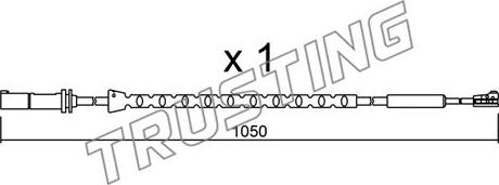 Trusting SU.310 - Сигнализатор, износ тормозных колодок autospares.lv