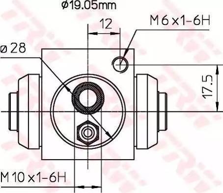 Cifam 101-908 - Колесный тормозной цилиндр autospares.lv