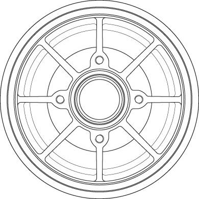 TRW DB4546MR - Тормозной барабан autospares.lv