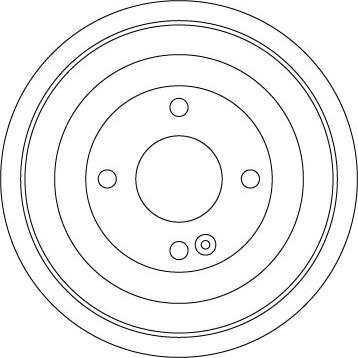 TRW DB4552 - Тормозной барабан autospares.lv