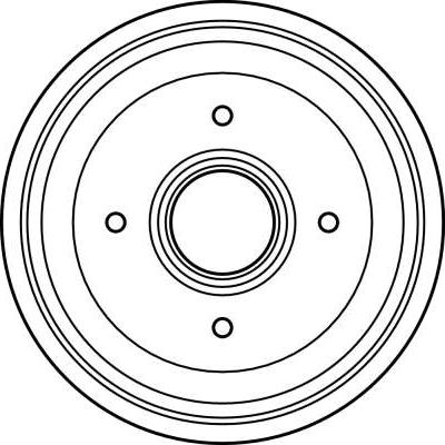 TRW DB4067 - Тормозной барабан autospares.lv