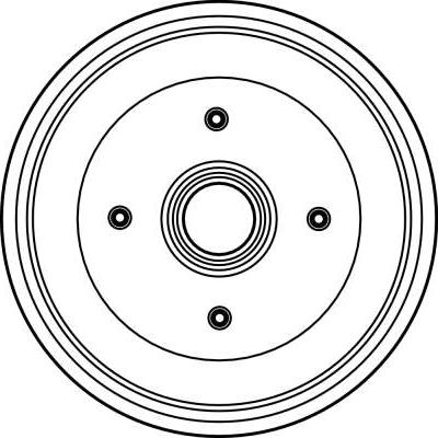 TRW DB4029 - Тормозной барабан autospares.lv