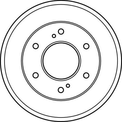 TRW DB4140 - Тормозной барабан autospares.lv