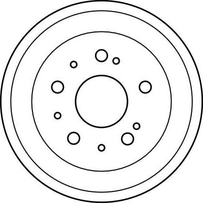 TRW DB4162 - Тормозной барабан autospares.lv