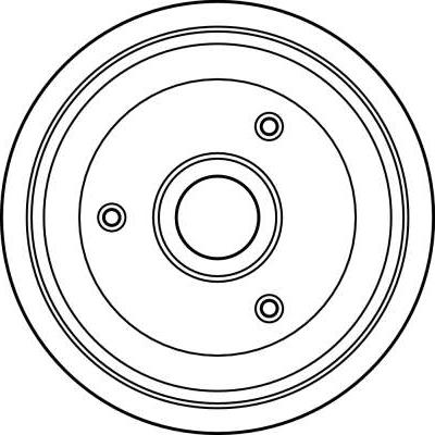 TRW DB4129 - Тормозной барабан autospares.lv