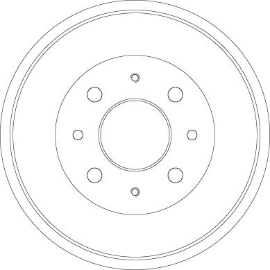 TRW DB4396 - Тормозной барабан autospares.lv