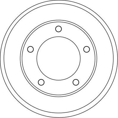 TRW DB4316 - Тормозной барабан autospares.lv