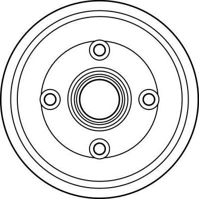 TRW DB4293 - Тормозной барабан autospares.lv