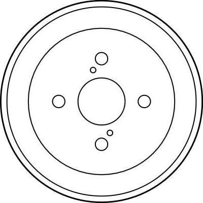 TRW DB4256 - Тормозной барабан autospares.lv