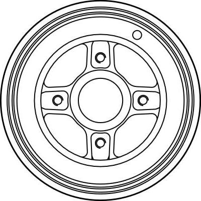 TRW DB4214 - Тормозной барабан autospares.lv