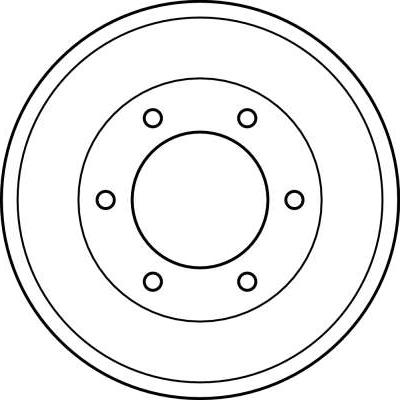 TRW DB4281 - Тормозной барабан autospares.lv