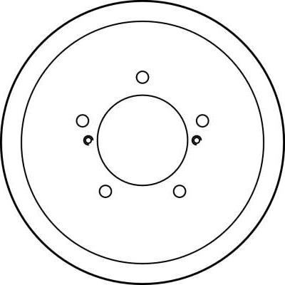 TRW DB4233 - Тормозной барабан autospares.lv