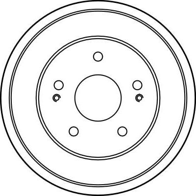 TRW DB4223 - Тормозной барабан autospares.lv