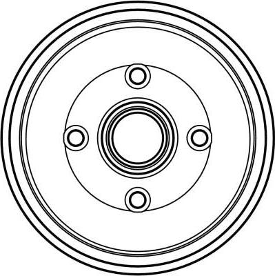 TRW DB4277 - Тормозной барабан autospares.lv