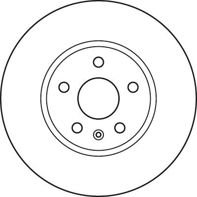 TRW DF4996S - Тормозной диск autospares.lv