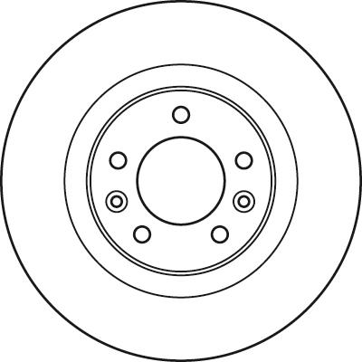 TRW DF4945 - Тормозной диск autospares.lv