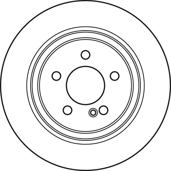 TRW DF4915 - Тормозной диск autospares.lv