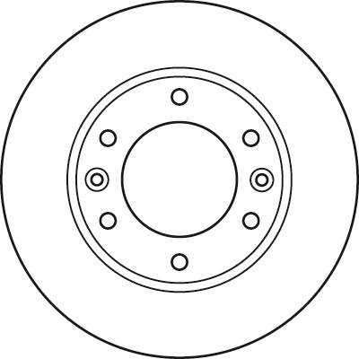 TRW DF4924S - Тормозной диск autospares.lv