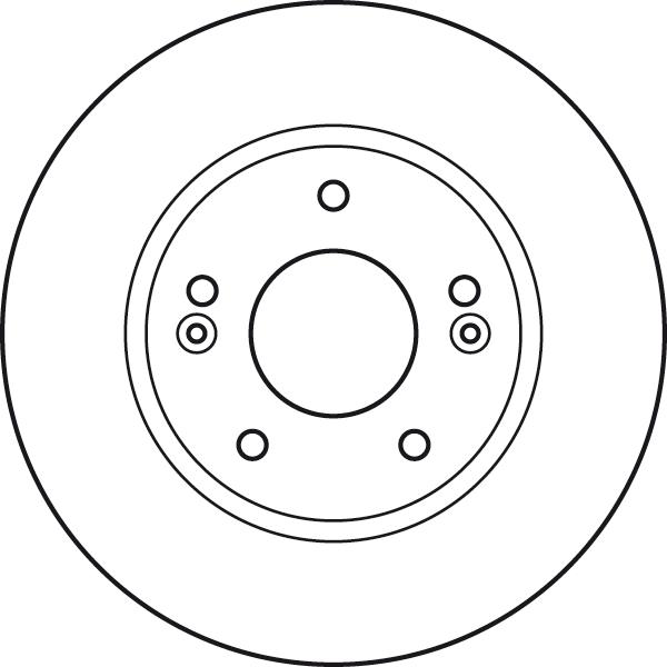 TRW DF4922 - Тормозной диск autospares.lv
