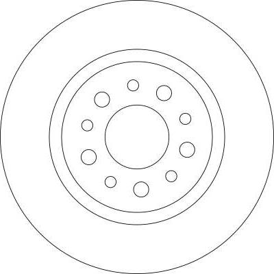 TRW DF4440 - Тормозной диск autospares.lv