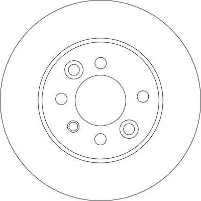 TRW DF4455 - Тормозной диск autospares.lv