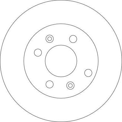 TRW DF4409 - Тормозной диск autospares.lv