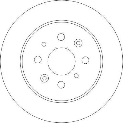 TRW DF4402 - Тормозной диск autospares.lv