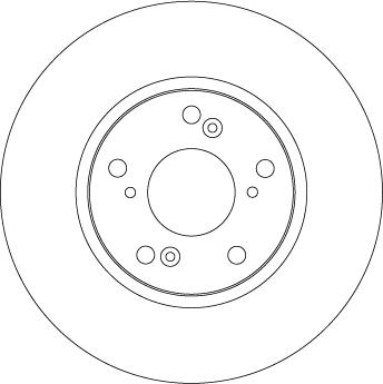 TRW DF4486 - Тормозной диск autospares.lv