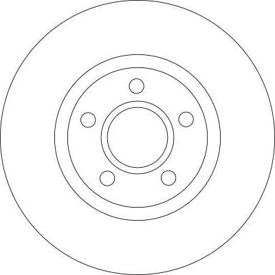 TRW DF4424 - Тормозной диск autospares.lv