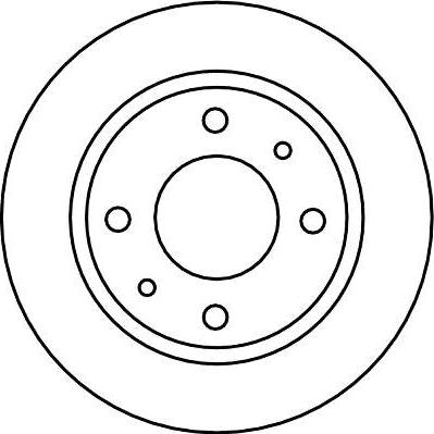 TRW DF4474 - Тормозной диск autospares.lv