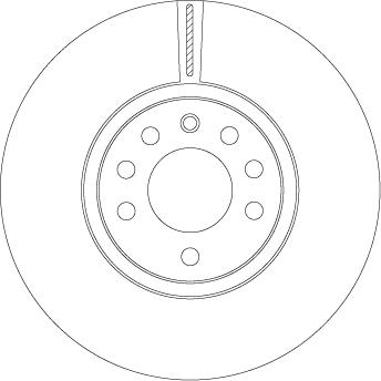 TRW DF4549 - Тормозной диск autospares.lv