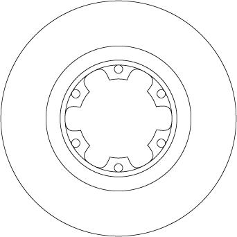 TRW DF4553 - Тормозной диск autospares.lv