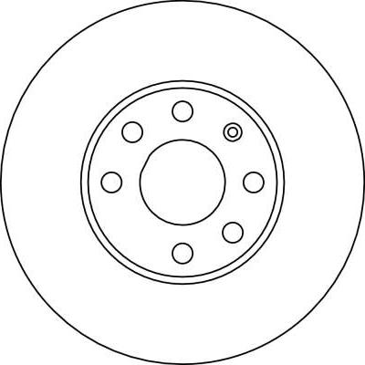 TRW DF4043 - Тормозной диск autospares.lv