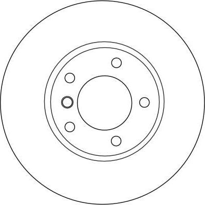 TRW DF4055 - Тормозной диск autospares.lv