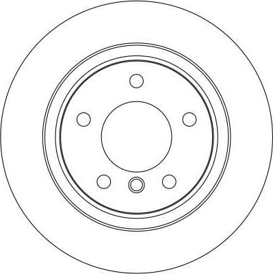 TRW DF4069 - Тормозной диск autospares.lv