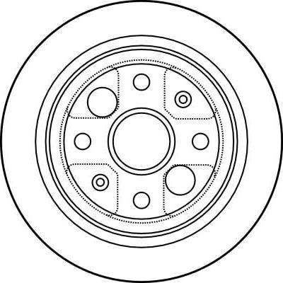 TRW DF4004 - Тормозной диск autospares.lv