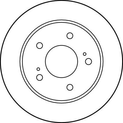 TRW DF4001 - Тормозной диск autospares.lv