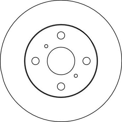 TRW DF4014 - Тормозной диск autospares.lv