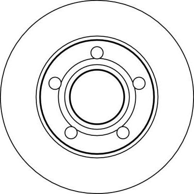 TRW DF4026 - Тормозной диск autospares.lv