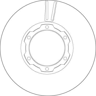 TRW DF4145 - Тормозной диск autospares.lv