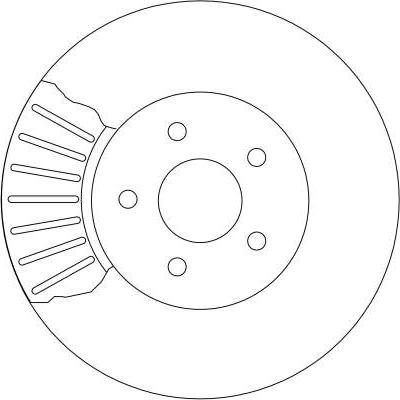 TRW DF4147 - Тормозной диск autospares.lv