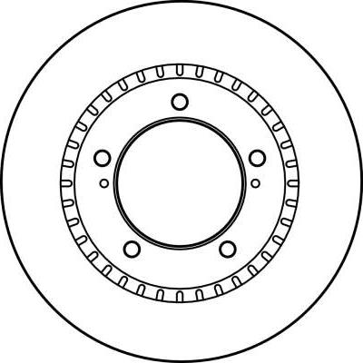 TRW DF4156 - Тормозной диск autospares.lv